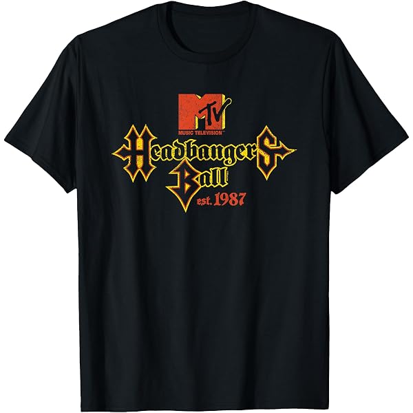 Amazon.com: MTV Headbangers Ball: Classic Fit, Round Neck, Short